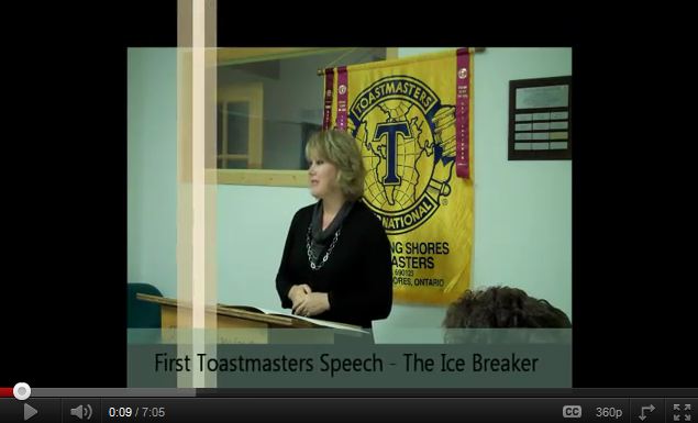 First Toastmasters Speech - The Icebreaker